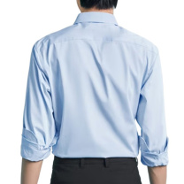 海澜之家 HLA 衬衣男款 长袖 CAJ04044-1607557-1 180/185 (浅蓝色) 100%棉成衣免烫