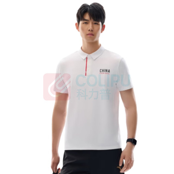 安踏 Polo衫短袖男士商务通勤POLOt恤休闲运动上衣 152527142 2XS(男155) (纯净白)