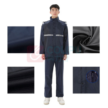 卓迪旭 雨衣 Z250402 分体式-套装 XL 藏青色 1套/套