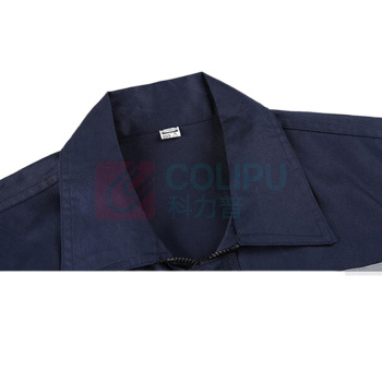 耐典 工作服(套装)均码 TDXH 四季式套装 (蓝色) 涤纶(聚酯纤维)65%,棉35% 防静电