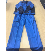 极一 秋冬装工作服 L码 (蓝灰拼接)
