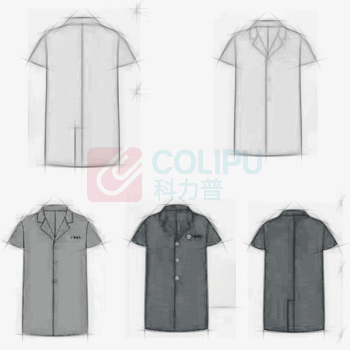 融银之汇 办公用工作服清分金库中心工作服模板 ryzh (蓝色 绿色 灰色随机发)