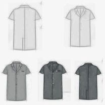 融银之汇 办公用工作服清分金库中心工作服模板 ryzh (蓝色 绿色 灰色随机发)