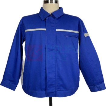丹禾 工装上衣 DH07 175/XL (蓝色) 反光防静电秋季工装上衣