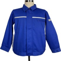 丹禾 工装上衣 DH07 175/XL (蓝色) 反光防静电秋季工装上衣
