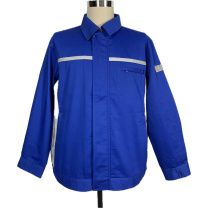 丹禾 工服上衣 DH06 175/XL (蓝色) 反光防静电夏季工装上衣
