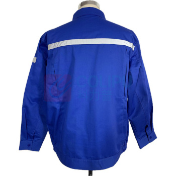 丹禾 工服上衣 DH06 175/XL (蓝色) 反光防静电夏季工装上衣