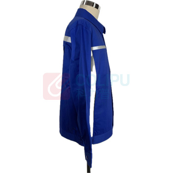 丹禾 工服上衣 DH06 175/XL (蓝色) 反光防静电夏季工装上衣