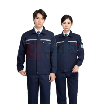 AETEL 防静电工作服套装 175 春秋双层 (藏蓝)
