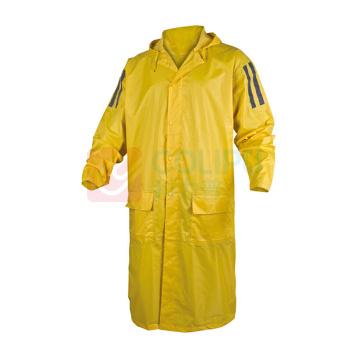 代尔塔 DEITAPLUS 连体式雨衣 MA400 L (黄色)
