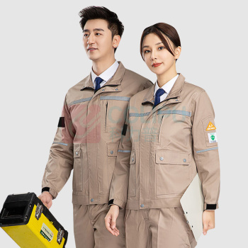 耐典 防酸碱防静电服阻燃服 LW-8055S 175 (卡其色)