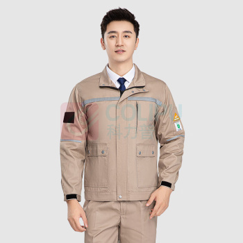 耐典 防酸碱防静电服阻燃服 LW-8055S 190 (卡其色)