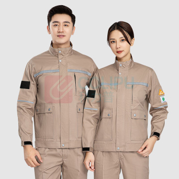 耐典 防酸碱防静电服阻燃服 LW-8055S 190 (卡其色)