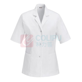 乔治白 女士劳保上衣 2416022 S、M、L、XL、XXL、XXXL、XXXXL (深蓝色)