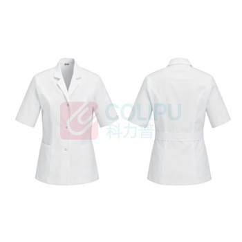 乔治白 女士劳保上衣 2416022 S、M、L、XL、XXL、XXXL、XXXXL (深蓝色)