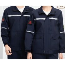 耐典 夏长防酸碱防静电分体服 ND-6665S (藏蓝色)