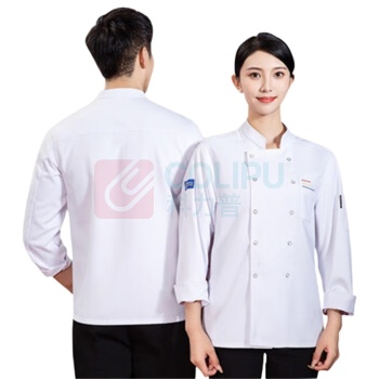 耐典 厨师工作服 LW-TL2193 XL (白色)