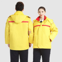 耐典 冬季防静电棉衣黄色套装 SQA-905 160 (黄色)