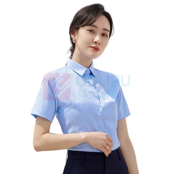 AETEL 竹纤维短袖衬衣 807款 (浅蓝) 女款