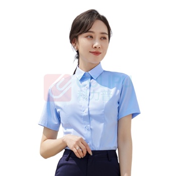 AETEL 竹纤维短袖衬衣 807款 (浅蓝) 女款