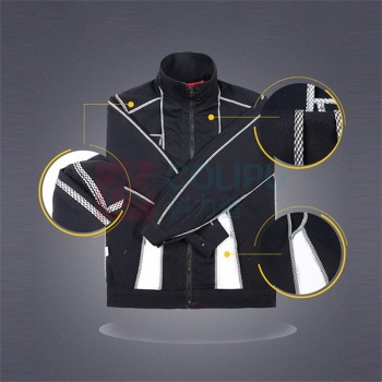 耀王 纯棉工作服男女春秋劳保工程服全棉加厚耐磨工地车间汽修电焊工装 YW-JCHH-X339 S/160 (湖蓝色)