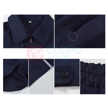 耀王 工作服套装男夏季短袖劳保服汽修工厂工地耐磨舒适透气工作服工装 QQCJCX004174 S/160 (银灰)
