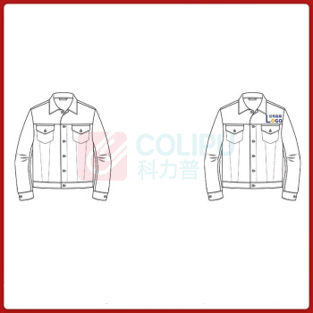 耀王 春秋款工作服套装长袖男女焊工服工装工厂车间耐磨劳保服工作服 YW-JCHH-JC104 M/165 (藏蓝红)