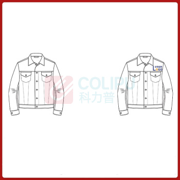 耀王 防静电工作服套装男女春秋长袖劳保服工厂加油站耐磨工程服工地劳保服工装 YW-GCF19DLW8660 M/165 (藏蓝)