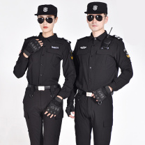 耀王 夏季速干保安服作训套装男薄款长袖速干衣舒适透气训练服酒店门卫物业保安工作服 JFSG M/165