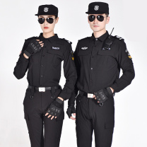耀王 夏季速干保安服作训套装男薄款长袖速干衣舒适透气训练服酒店门卫物业保安工作服 JFSG XL/175
