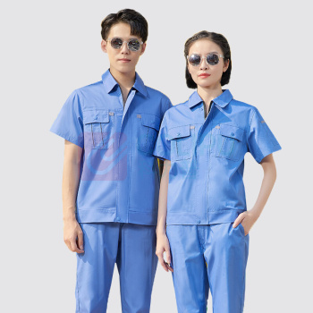 耀王 7色可选夏季劳保工作服套装男薄款焊工维修工厂车间工作服耐磨透气工装定制JCX101D藏蓝套装L/170 QQCJCX101D171 L/170 (藏蓝)