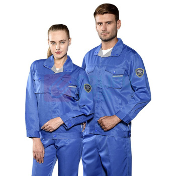 耀王 防静电防酸碱工作服套装男女长袖春秋特种防护服耐酸耐碱劳保服 YW-GCF19DTZF-fsj S/160 (大红色)