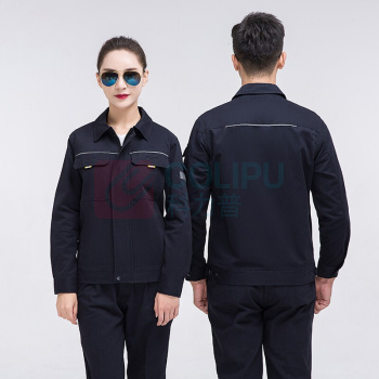 耀王 纯棉劳保工作服套装男春秋长袖厚款工程服工厂焊工防烫全棉劳保服工装 YW-GCF19DGYJ6902 L/170 卡其