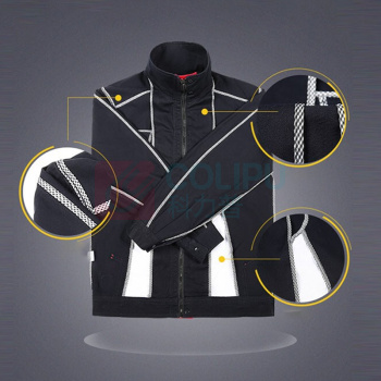 耀王 纯棉工作服男女春秋劳保工程服全棉加厚耐磨工地车间汽修电焊工装 YW-JCHH-X339 S/160 (藏蓝色)