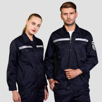 耀王 防静电工作服男女长袖套装防油防污特种工程服电焊汽修劳保服工装 YW-GCF19Dtz167 L/170 (中灰)