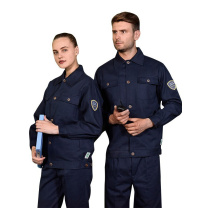 耀王 纯棉防阻燃工作服春秋长袖电焊劳保服耐高温防烫化工特种防护服 YW-GCF19DTZ001 M/165 (桔色)