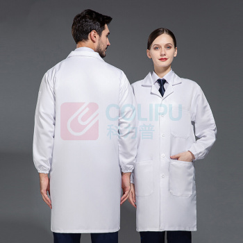 耀王 高品质白大褂工作服男女长袖厚款耐脏防尘工厂车间搬货罩衣劳保服大褂工装 TL6002 4XL/190 (宝蓝色)