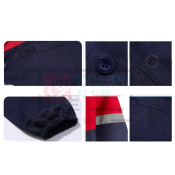 耀王 高品质白大褂工作服男女长袖厚款耐脏防尘工厂车间搬货罩衣劳保服大褂工装 TL6002 4XL/190 (宝蓝色)