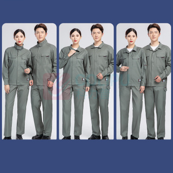 耀王 竹纤维防静电夏季劳保工作服套装男薄款长袖工厂工地加油站耐磨防烫工装 QCCSYX27378 S/160