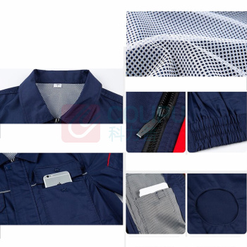 耀王 空调服带风扇衣服夏季男女反光工作服定制工厂工地风扇服 YW-GYJ-999 M/165 (浅灰色) 6800毫安