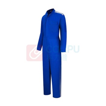 耐典 连体工作服男女工装套装春秋汽修厂服工服劳保服工装 ND-053 (艳蓝)