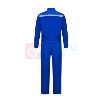 耐典 连体工作服男女工装套装春秋汽修厂服工服劳保服工装 ND-053 (艳蓝)