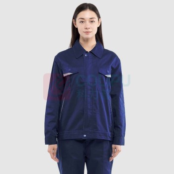 耐典 工作服男女套装春秋外套男上衣汽修厂服工服劳保服工装 ND-004 (藏蓝套装)