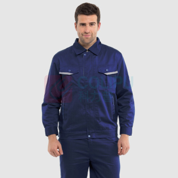 耐典 工作服男女套装春秋外套男上衣汽修厂服工服劳保服工装 ND-004 (藏蓝套装)