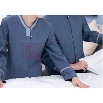 安赛瑞 保洁工作服 3F00121 L (灰色)