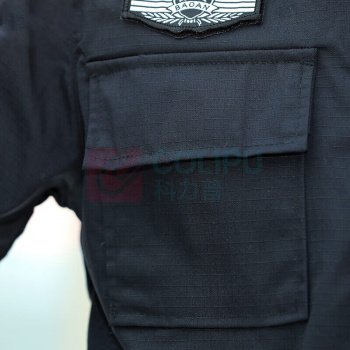 AETEL 速干衣作训服保安服工作服速干服 175 春秋长袖款 (黑色)
