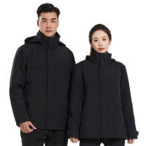 卓迪旭 防寒服 ZDX-SF028  防寒劳保服保暖两件套防风防水保暖团体工作服 下单备注尺码(单位：件)