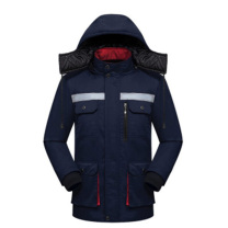 虎豹 冬季防护服可脱卸帽子袖口防风设计可定制 XL 100%棉内胆3M暖绒 