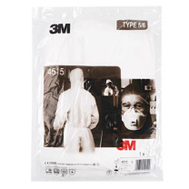 3M 透气带帽连体防护服 一次性打磨服 4515 XXL
