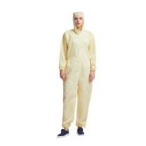 护善 防静电带帽连体服 XL (米黄色)